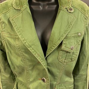 Twill Twenty Two Soft Green Jacket - Med
